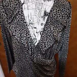 Jones New York Print Blouse XL